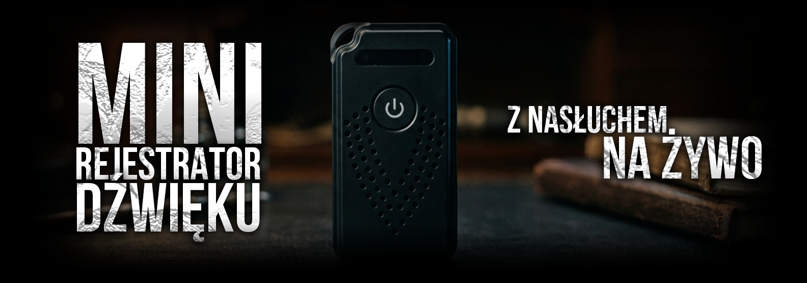 Banner produktu - Mini Rejestrator Dźwięku WiFi