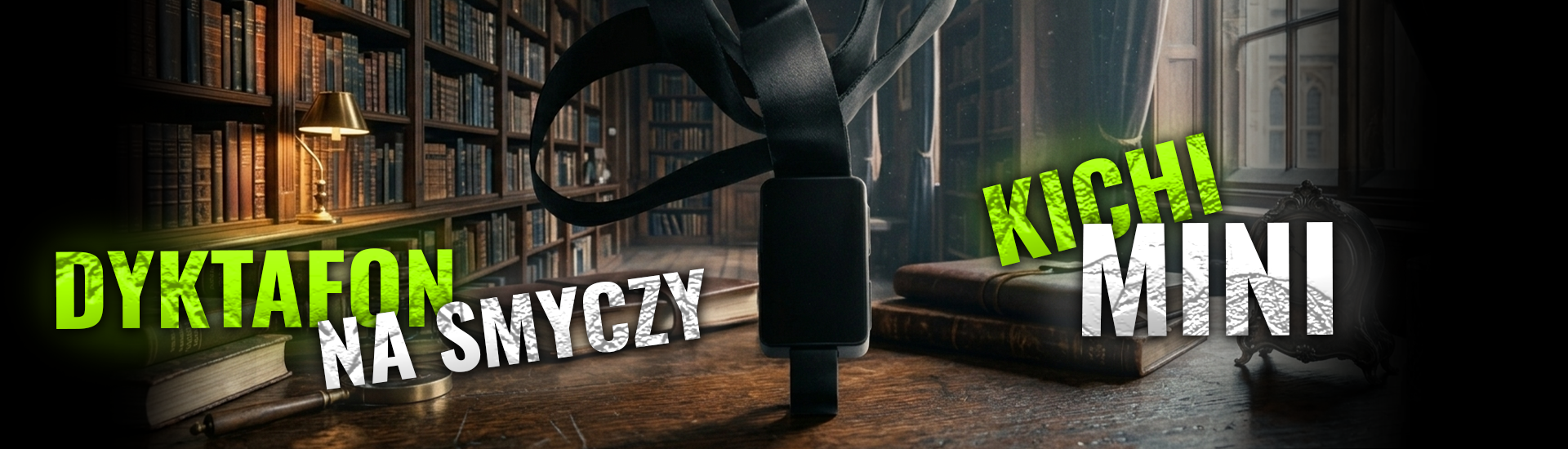 Banner Kichi Mini dyktafon na smyczy