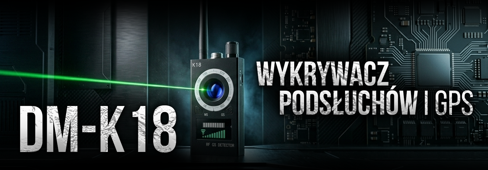 Baner produktowy - wykrywacz podsłuchów i GPS