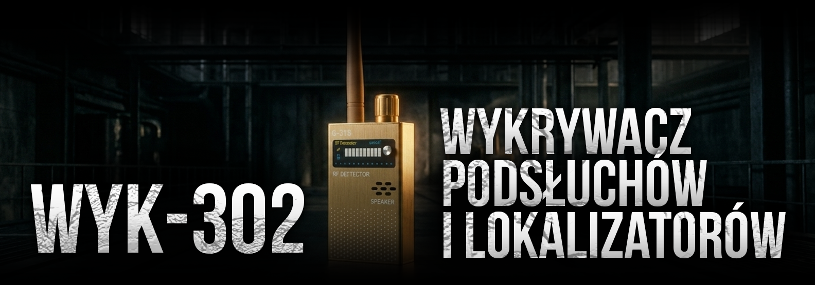 baner produktowy - wykrywacz podsłuchów