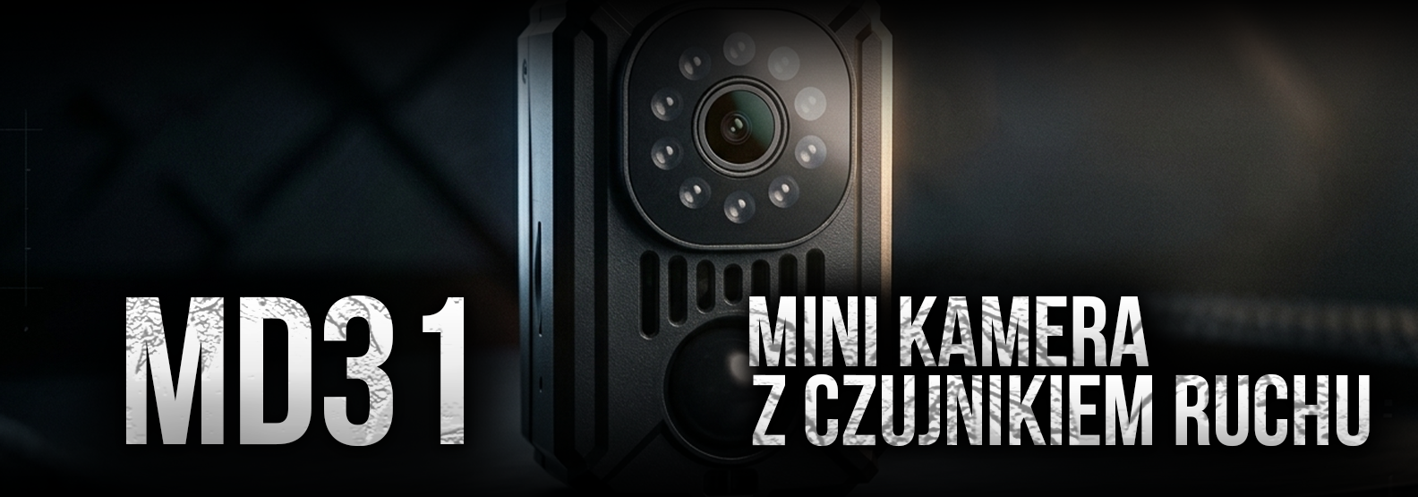 Baner produktowy - mini kamera z czujnikiem ruchu