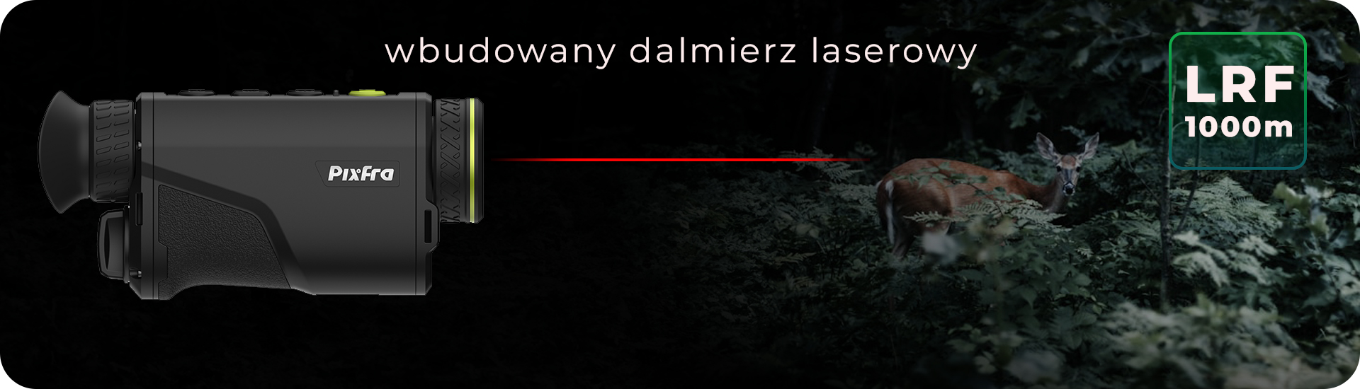 z dalmierzem Ręczny Pixfra Arc LRF Kamera Termowizyjna Monokular PFI-A435P