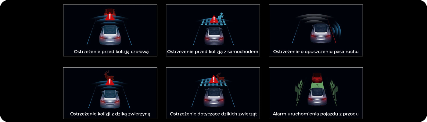Kamera termowizyjna samochodowa z wyświetlaczem NS7 Nocpix Auto kamera-termowizyjna-do-samochodu-NS7-system-ADAS