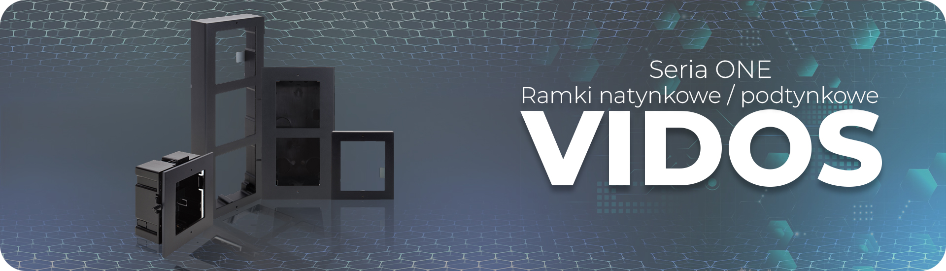 do ONE VIDOS podwójna montażu Ramka D2100-2 natynkowego