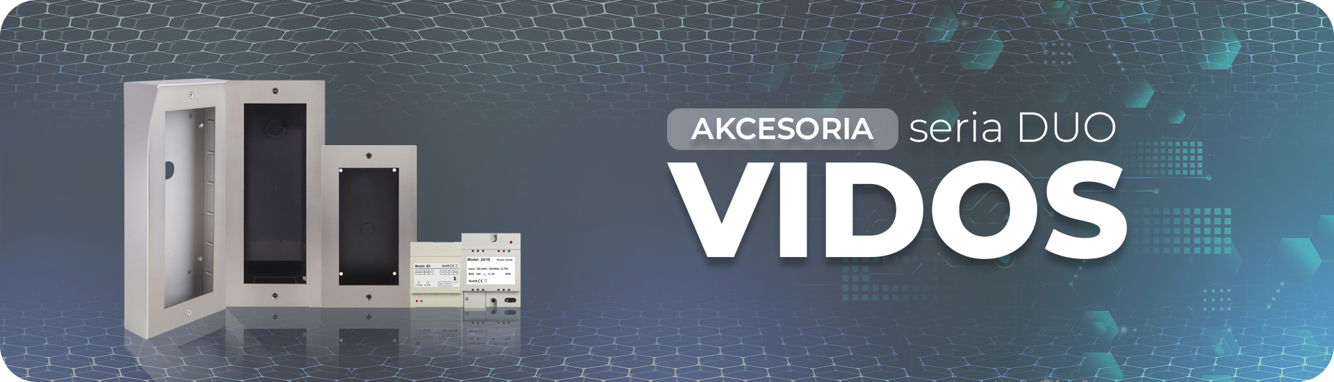 Ramka montażu do Multi VIDOS potrójna podtynkowego D1510-3P