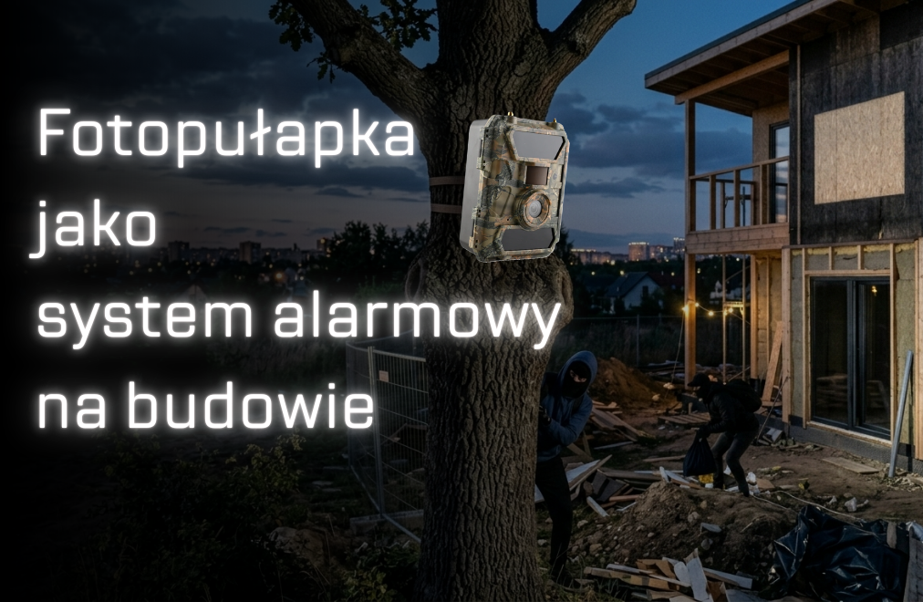 Fotopułapka jako system alarmowy na budowie - jak to skonfigurować?