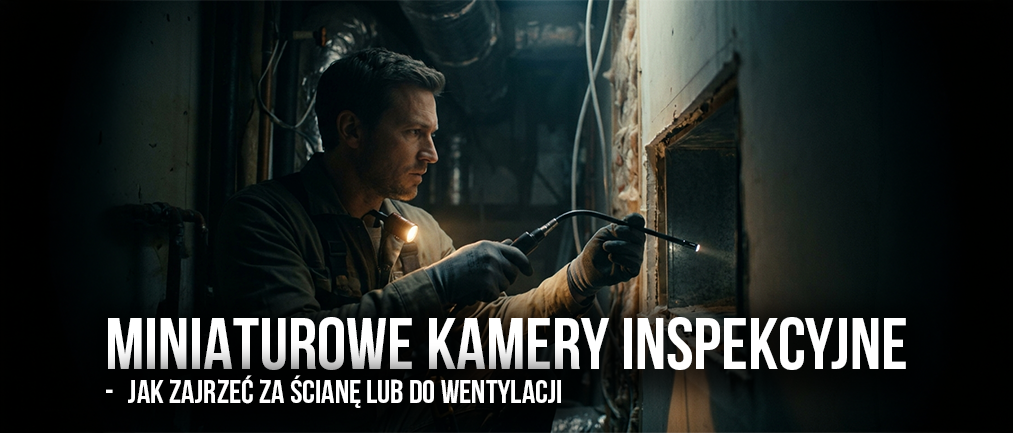 Miniaturowe kamery inspekcyjne – jak zajrzeć za ścianę lub do wentylacji?