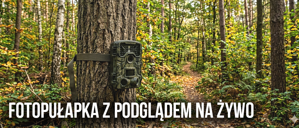 Fotopułapka z podglądem na żywo