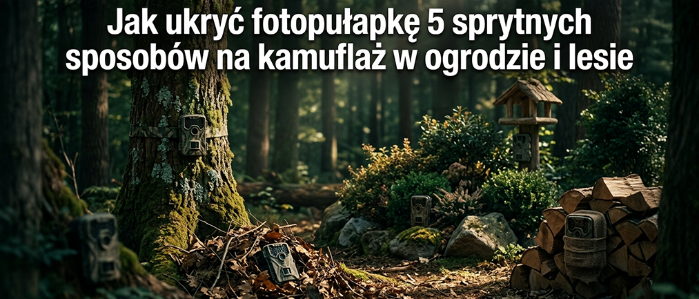 Jak ukryć fotopułapkę? 5 sprytnych sposobów na kamuflaż w ogrodzie i lesie