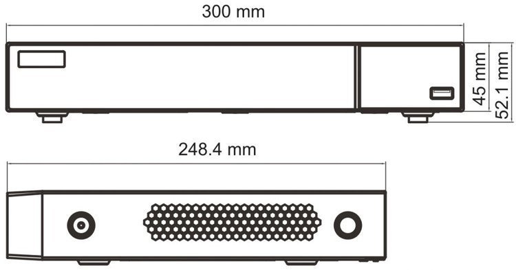 Rejestrator sieciowy PX-NVR0481H-P4 Ipox Switch POE