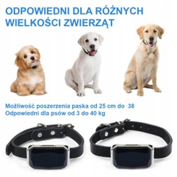 Lokalizator GPS dla Psa i Kota MK12P 25g Lekki Skórzana Obroża
