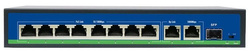 Switch 8 portów PoE + 2 porty Uplink 1000Mb/s