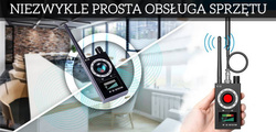 Uniwersalny Wykrywacz Podsłuchów i GPS DM-K18 – Skuteczny Detektor Pluskiew i Kamer WiFi