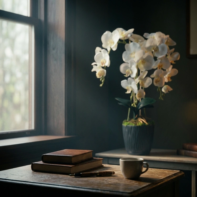 ukryta mini kamera w kwiatku