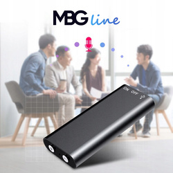 Miniaturowy Dyktafon Szpiegowski MBG Line X2 16GB