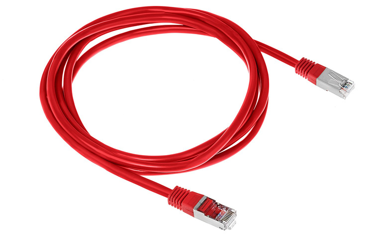 Patchcord FTP - kat.6 - 2m - Czerwony