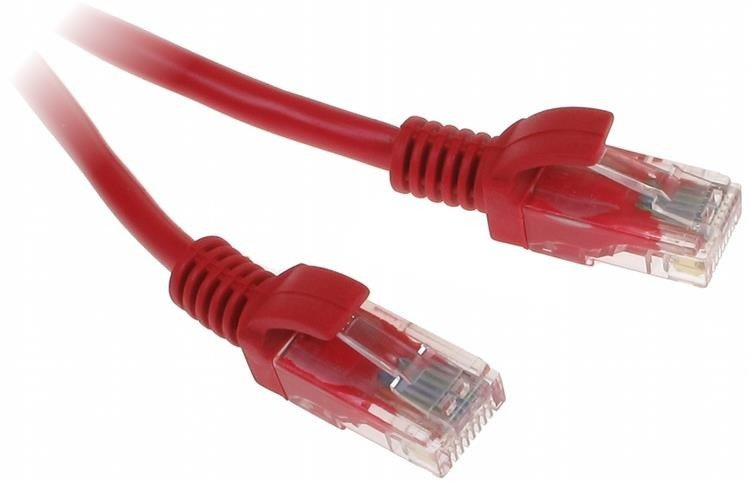 PATCHCORD RJ45/1.8-RED 1.8 m