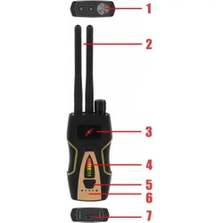 Profesjonalny Wykrywacz Lokalizatorów, Kamer i Podsłuchów MK8000 – Zaawansowany Detektor 3w1