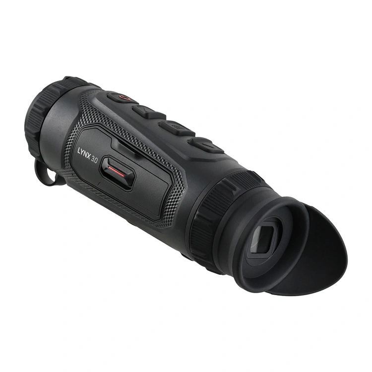 Render urządzenia Hikmicro LYNX LH19 3.0 od boku