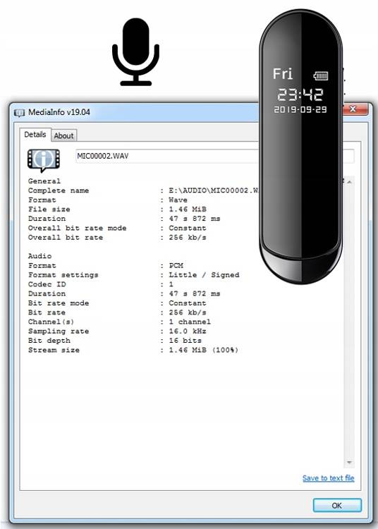 OULTLET Mini kamera szpiegowska V8 dyktafon 64GB Full HD LCD