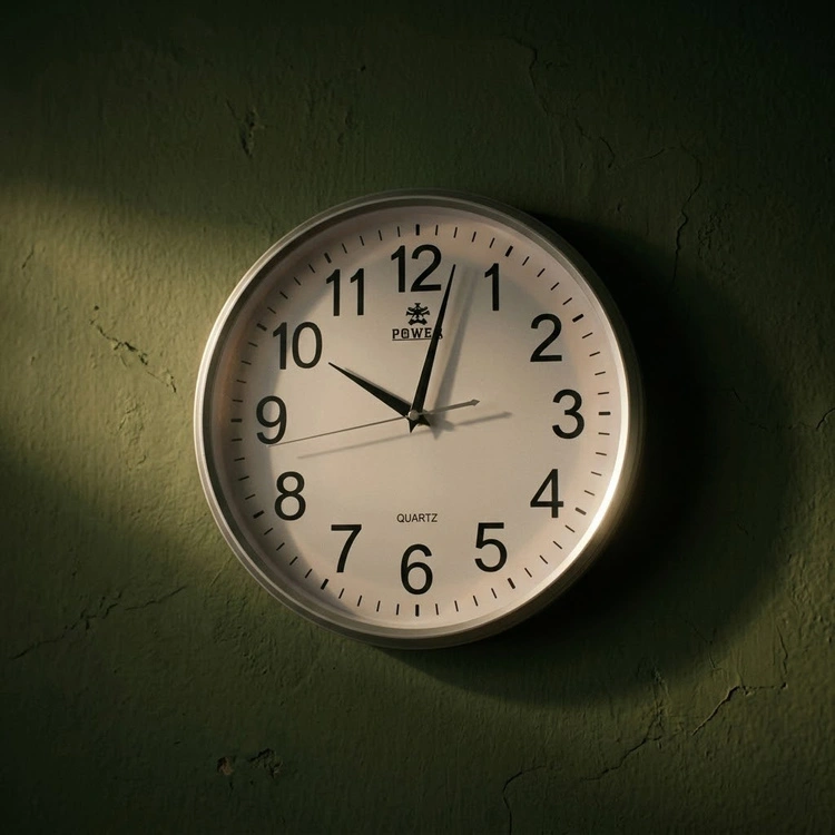 Ukryta kamera w zegarze na ścianie