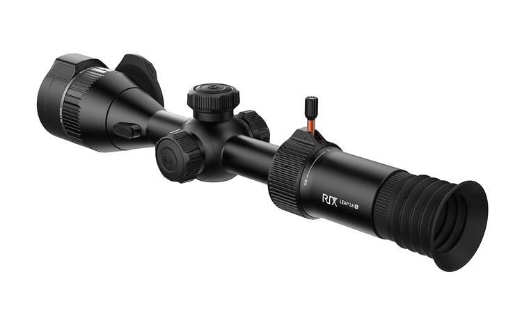 Urządzenie RIX LEAP L6R V2 - render urządzenia z widokiem od tyłu, przyciski oraz wizjer