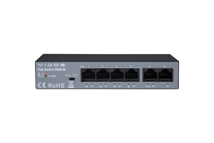 Zestaw Skrzynka na listy z wideodomofonem S2401-SKM + Monitor IP M2020 Vidos One + Switch POE PS42/60