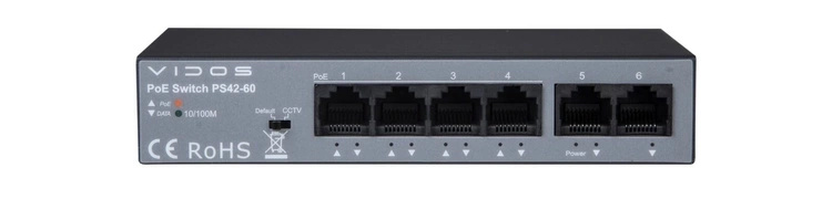 Zestaw Srzynka na listy w wideodomofonem S2201D-SKP + Monitor IP M2010 Vidos One + Switch POE 