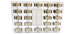 Adapter światłowodowy MM SC simplex