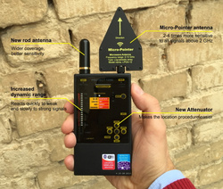 Wykrywacz podsłuchów GSM WiFi Bluetooth Protect 1206i