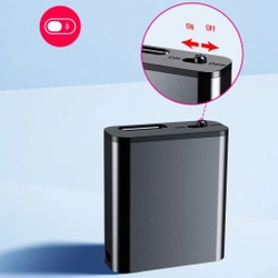 Mini Dyktafon Szpiegowski Mały 16GB Detekcja DSP Magnes Brelok Zawieszka Q8 (outlet)