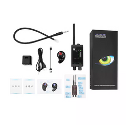 Wykrywacz podsłuchów, lokalizatorów GPS i kamer WiFi MD8000 detektor z sondą i laserem