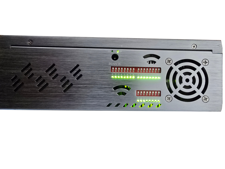 Profesjonalny zagłuszacz dronów sygnału WiFi Jammer 2G 3G 4G 5G 5,8G 2.4G WIFI VHF UHF GSM LTE 24W