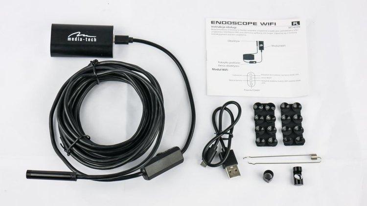 MT4099 endoskop kamera inspekcyjna HD Wifi 5m 