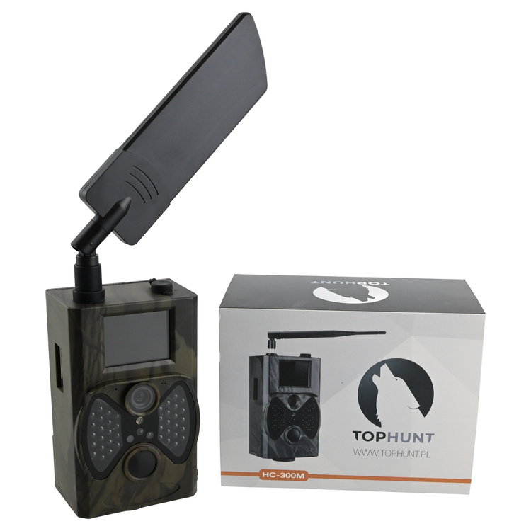 Fotopułapka GSM HC-300M z czujnikiem ruchu PIR — kamera leśna 16 Mpx, IR 940nm, MMS na telefon