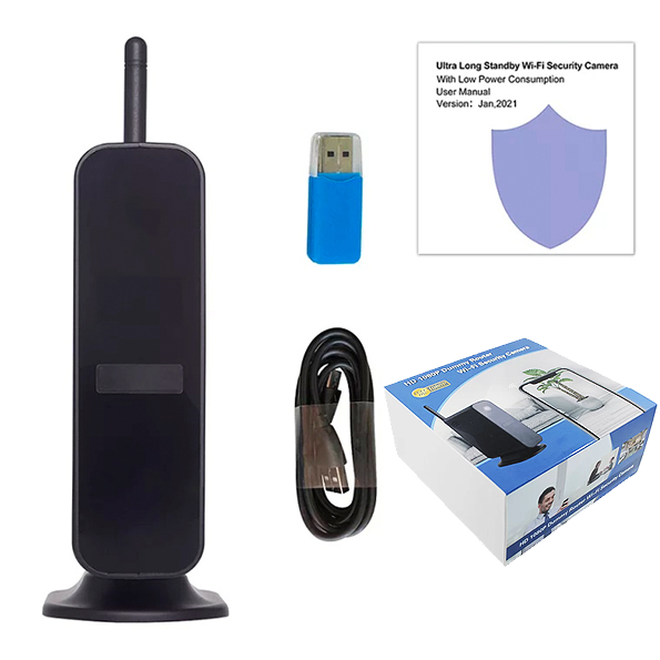 Mini kamera WiFi w Atrapie Routera detekcja ruchu PIR LS9 IR