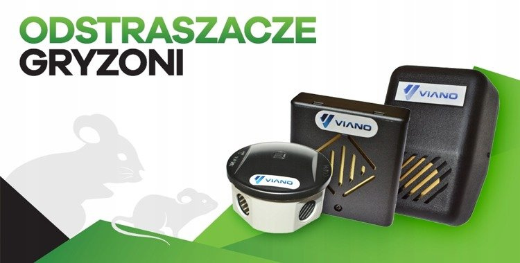 Skuteczny samochodowy odstraszacz myszy, szczurów, kun, gryzoni VIANO OS-03 Duo-Led