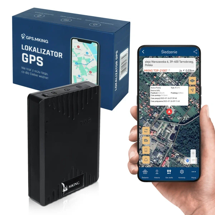 Lokalizator GPS MK6B 4G LTE z Podsłuchem 35 Dni Pracy 3000mAh