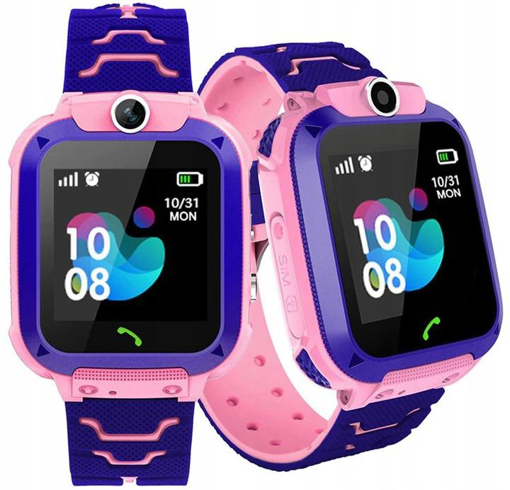 Smartwatch dla Dzieci Q12 GPS Kamera IP68 Niebieski Aplikacja SeTracker