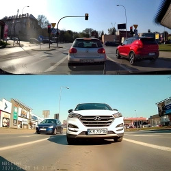 ZESTAW Kamera w lusterku wstecznym 2K HS900PRO SONY +  Lokalizator GPS 4G MK30B