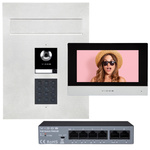 Zestaw Srzynka na listy w wideodomofonem S2201D-SKP + Monitor IP M2010 Vidos One + Switch POE