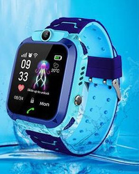 Smartwatch dla Dzieci Q12 GPS Kamera IP68 Niebieski Aplikacja SeTracker