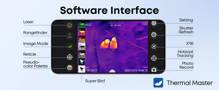 Kamera Termowizyjna ThermalMaster T2 Max – Zasięg 1500 m | Termowizja do Polowań, Ratownictwa i Obserwacji