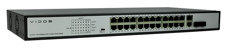 Switch PoE 24 Portowy PS242/370 Vidos ONE