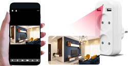 Mini Kamera WiFi S3 Na żywo ukryta w gniazdku sieciowym