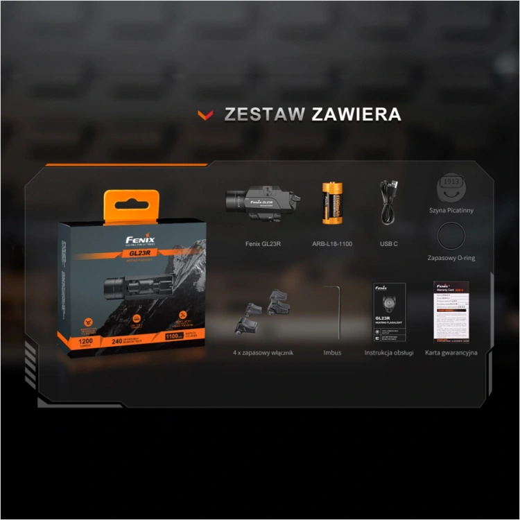 Latarka taktyczna Fenix GL23R