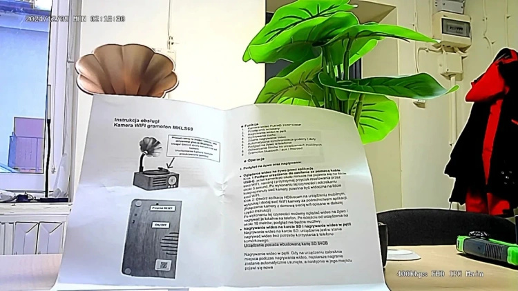 Ładowarka indukcyjna ukryta kamera WiFi z podglądem na żywo MKW55