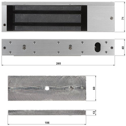 Zwora elektromagnetyczna ASF500A Dahua
