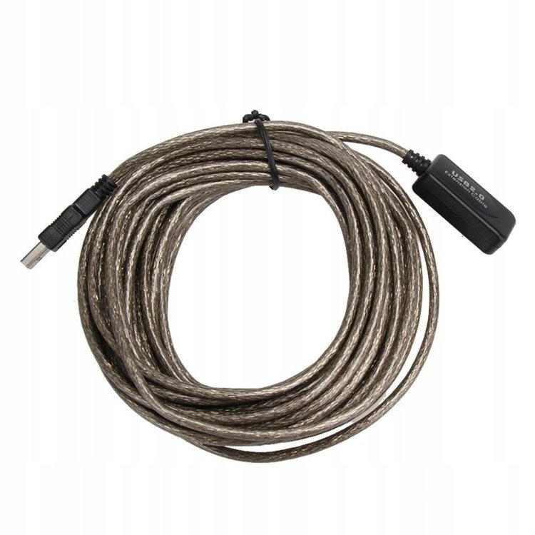 Kabel Przedłużacz USB 2.0 AKTYWNY 10M