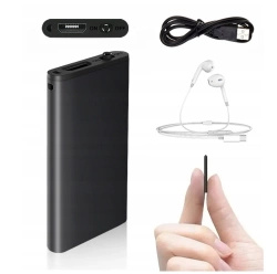 Zestaw na spotkanie mini kamera guzik S40 + dyktafon Q1 + karta pamięci 32GB